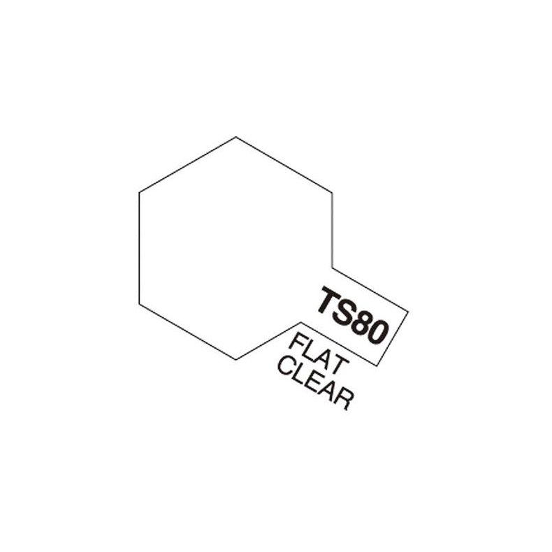 TS-80 Flat Clear, spray 100 ml - Tamiya